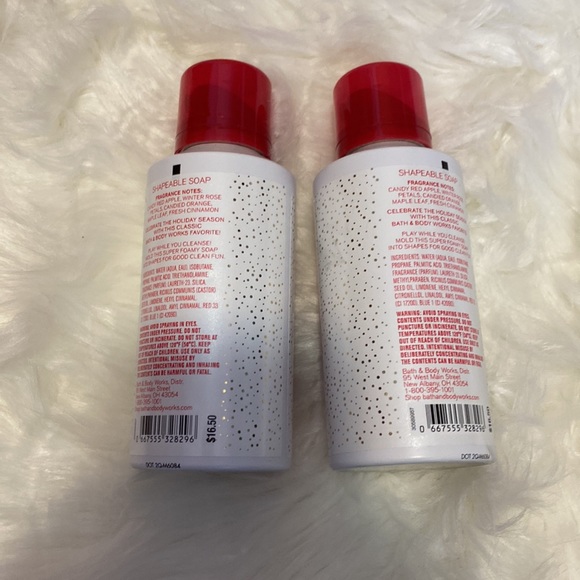 Bath & Body Works Bath & Body New Winter Candy Apple Shapeable Soap Bath Body Works X 2